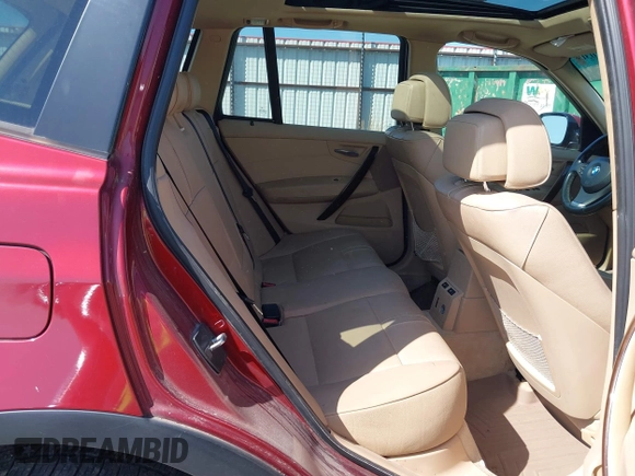 2010 BMW X3 xDrive30i with VIN WBXPC9C4XAWJ34508, listed as a IAAI auction lot 41970307 with 282,301 mi miles. Bid and sale history available at carsss.com. Image 8.
