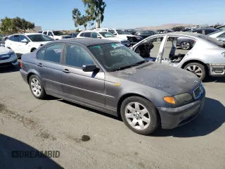 2002 BMW 3 Series 325i with VIN WBAEV33452KL75149, listed as a Copart auction lot 73056554 with 176,046 mi miles and Clean Title. Bid and sale history available at carsss.com. Image 4.