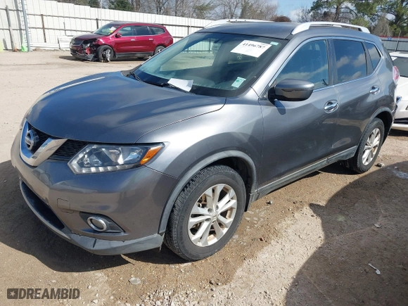 2016 Nissan Rogue SV with VIN KNMAT2MT0GP723599, listed as a IAAI auction lot 41496787 with 176,693 mi miles. Bid and sale history available at carsss.com. Image 17.