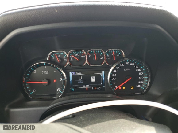 2018 Chevrolet Silverado 1500 LTZ with VIN 3GCUKSEC5JG565979, listed as a Copart auction lot 42134915 with 66,226 mi miles and Salvage Title. Bid and sale history available at carsss.com. Image 9.