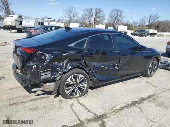 2016 Honda Civic Sedan EX-T with VIN 19XFC1F35GE011411, listed as a Copart auction lot 47956515 with 104,820 mi miles and Salvage Title. Bid and sale history available at carsss.com. Image 3.