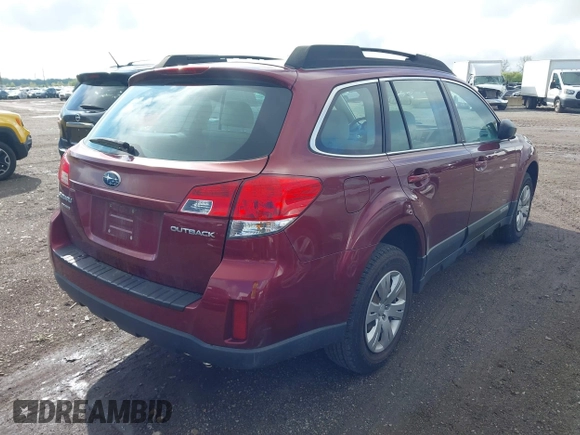 2011 Subaru Outback 2.5i z VIN 4S4BRCAC4B3420270, wystawiony jako IAAI lot #42200285 z przebiegiem 184 365 mil mil oraz . Historia ofert i sprzedaży dostępna na DreamBid. Obrazek 4.