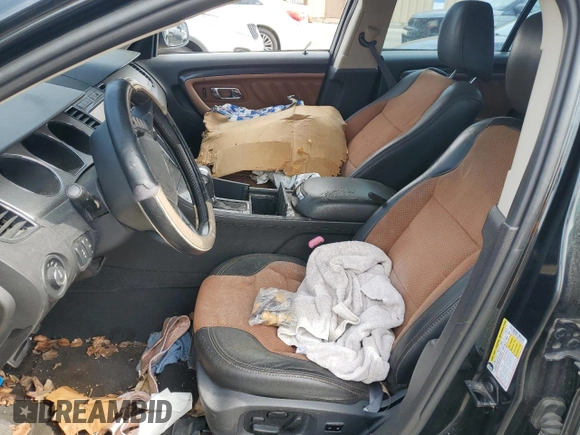 2010 Ford Taurus SHO with VIN 1FAHP2KT5AG105410, listed as a Copart auction lot 55343835 with Not provided miles and Salvage title. Bid and sale history available at DreamBid. Image 7.