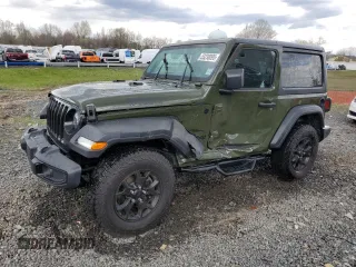 2021 Jeep Wrangler Sport z VIN 1C4GJXAN5MW668474, wystawiony jako Copart lot #53238095 z przebiegiem Nie podano mil oraz Szkody całkowita. Historia ofert i sprzedaży dostępna na DreamBid. Obrazek 1.