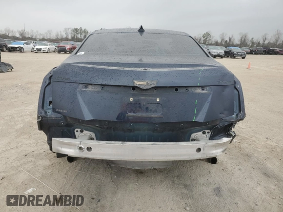 2018 Cadillac CTS Sedan Luxury AWD with VIN 1G6AX5SX7J0170318, listed as a Copart auction lot 44759825 with 76,570 mi miles and Salvage Title. Bid and sale history available at carsss.com. Image 6.