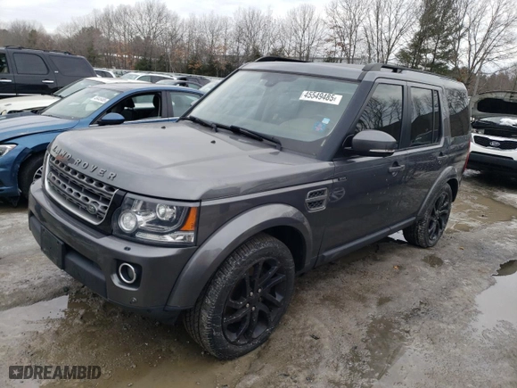 2016 Land Rover LR4 HSE with VIN SALAG2V62GA838570, listed as a Copart auction lot 45549485 with NaN miles and Salvage Title. Bid and sale history available at carsss.com. Image 1.