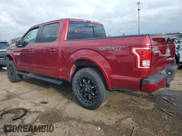 2017 Ford F-150 XL with VIN 1FTEW1EP1HFA32660, listed as a Copart auction lot 61466995 with 213,950 mi miles and Salvage title. Bid and sale history available at DreamBid. Image 2.