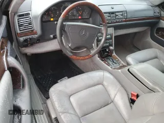 1997 Mercedes-Benz S with VIN WDBGA70E3VA327315, listed as a Copart auction lot 72653364 with 172,820 mi miles and Salvage Title. Bid and sale history available at DreamBid. Image 8.
