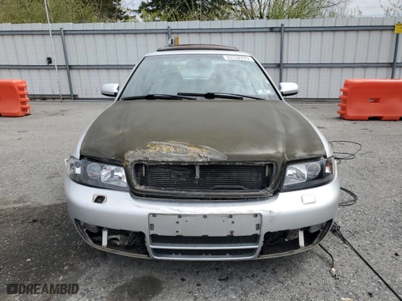 2001 Audi S4 with VIN WAURD68D61A048004, listed as a Copart auction lot 53137275 with 146,494 mi miles and Salvage Title. Bid and sale history available at carsss.com. Image 5.