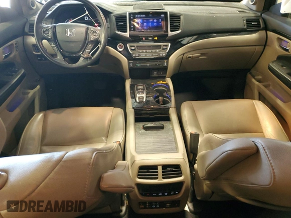 2017 Honda Pilot Touring with VIN 5FNYF6H97HB077601, listed as a Copart auction lot 53672935 with 73,484 mi miles and Salvage Title. Bid and sale history available at carsss.com. Image 8.