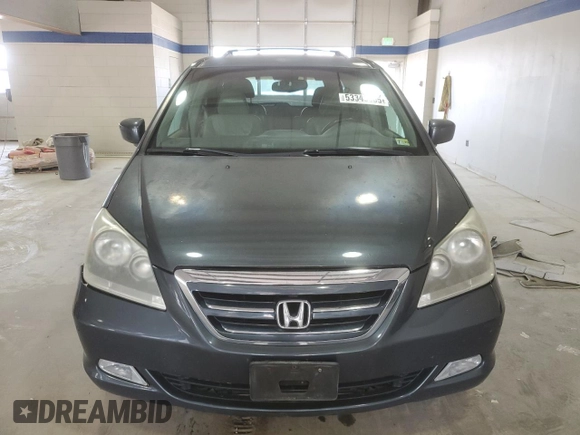 2005 Honda Odyssey TOURING with VIN 5FNRL38865B093514, listed as a Copart auction lot 53343605 with 218,562 mi miles and Clean Title. Bid and sale history available at carsss.com. Image 5.