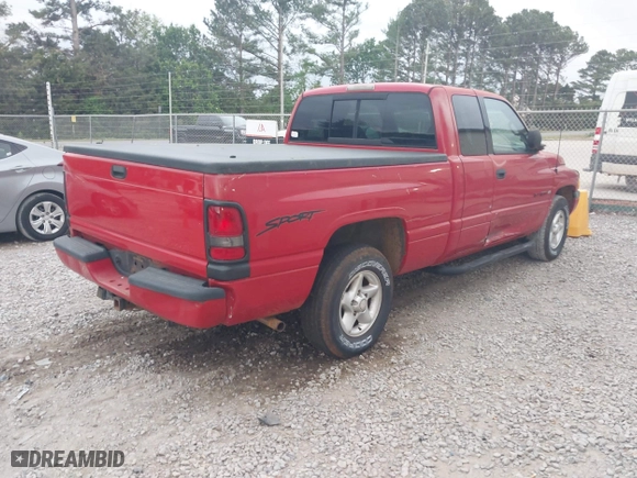 1998 Dodge Ram 1500 with VIN 3B7HC13Y5WG166701, listed as a IAAI auction lot 42059031 with 218,840 mi miles. Bid and sale history available at carsss.com. Image 4.