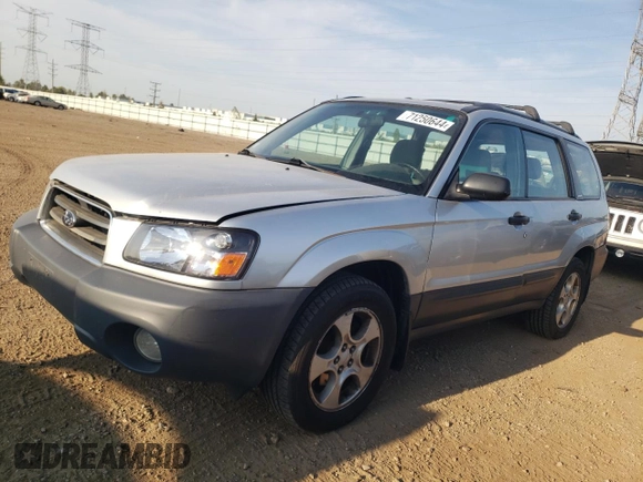 2003 Subaru Forester X with VIN JF1SG63643H772438, listed as a Copart auction lot 71250644 with 244,127 mi miles and Salvage Title. Bid and sale history available at carsss.com. Image 1.