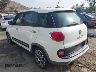 2014 FIAT 500L Trekking with VIN ZFBCFADHXEZ009425, listed as a IAAI auction lot 41465119 with 114,029 mi miles and . Bid and sale history available at DreamBid. Image 3.