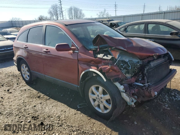 2007 Honda CR-V EX-L with VIN JHLRE487X7C080730, listed as a Copart auction lot 42798955 with 177,476 mi miles and Salvage Title. Bid and sale history available at carsss.com. Image 4.