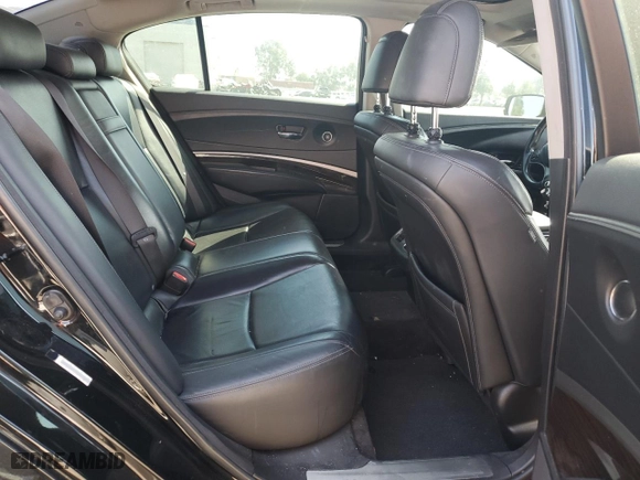 2014 Acura RLX Tech Pkg with VIN JH4KC1F57EC003829, listed as a Copart auction lot 74345714 with 194,305 mi miles and Salvage Title. Bid and sale history available at carsss.com. Image 10.