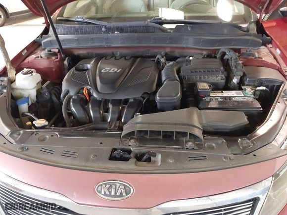 2012 Kia Optima LX with VIN 5XXGM4A75CG020124, listed as a IAAI auction lot 41748367 with 214,760 mi miles. Bid and sale history available at carsss.com. Image 10.