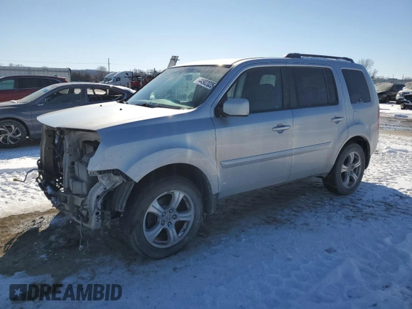 2011 Honda Pilot EX with VIN 5FNYF3H46BB003564, listed as a Copart auction lot 44902025 with 153,688 mi miles and Salvage Title. Bid and sale history available at carsss.com. Image 1.