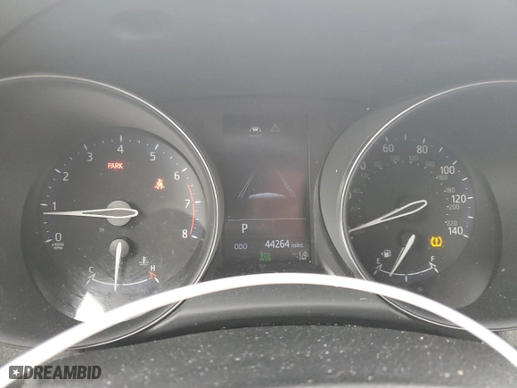 2022 Toyota C-HR XLE with VIN JTNKHMBX3N1134968, listed as a Copart auction lot 44990215 with 44,264 mi miles and Salvage Title. Bid and sale history available at carsss.com. Image 9.