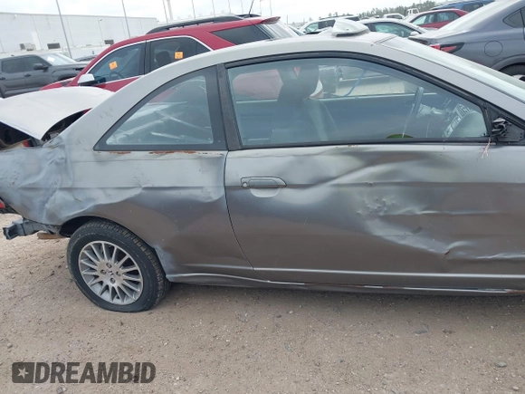 2005 Honda Civic Cpe EX with VIN 1HGEM22995L039162, listed as a IAAI auction lot 41927629 with 295,610 mi miles. Bid and sale history available at carsss.com. Image 16.