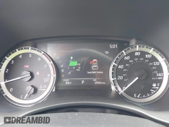 2023 Toyota Highlander L with VIN 5TDKDRAH1PS509138, listed as a IAAI auction lot 42706419 with 59,442 mi miles and . Bid and sale history available at DreamBid. Image 7.