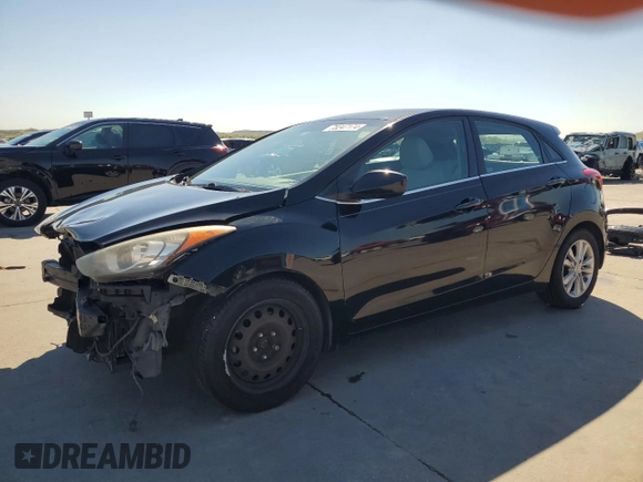 2013 Hyundai Elantra GT with VIN KMHD35LE4DU038354, listed as a Copart auction lot 73247174 with 166,501 mi miles and Salvage Title. Bid and sale history available at carsss.com. Image 1.