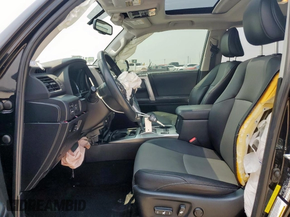 2016 Toyota 4Runner SR5 with VIN JTEZU5JR3G5128747, listed as a Copart auction lot 57578705 with 125,011 mi miles and Salvage title. Bid and sale history available at DreamBid. Image 7.