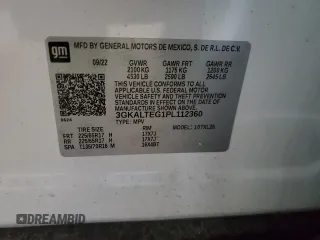 2023 GMC Terrain SLE with VIN 3GKALTEG1PL112360, listed as a Copart auction lot 82556414 with 16,135 mi miles and Salvage Title. Bid and sale history available at DreamBid. Image 13.