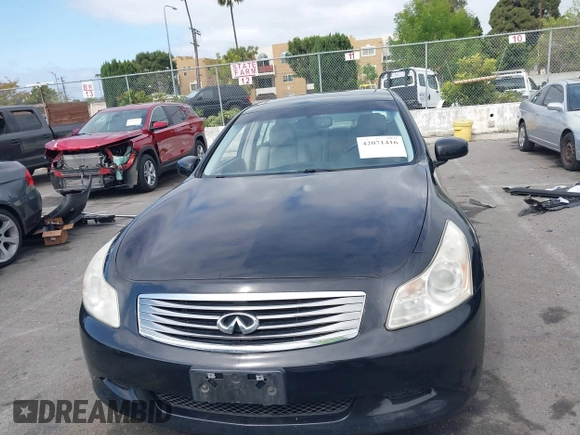 2008 Infiniti G35 Journey with VIN JNKBV61E98M222109, listed as a IAAI auction lot 42071416 with 216,507 mi miles. Bid and sale history available at carsss.com. Image 12.