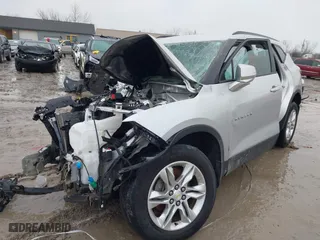 2020 Chevrolet Blazer LT with VIN 3GNKBHRS0LS627291, listed as a IAAI auction lot 40934241 with 1 mi miles. Bid and sale history available at carsss.com. Image 17.
