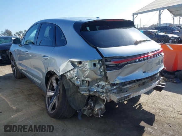 2023 Porsche Macan with VIN WP1AA2A54PLB05252, listed as a IAAI auction lot 42514904 with 15,248 mi miles and . Bid and sale history available at DreamBid. Image 3.