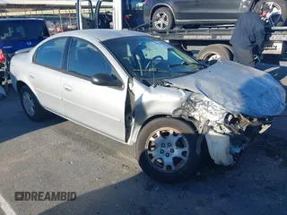 2005 Dodge Neon SXT with VIN 1B3ES56C15D107316, listed as a IAAI auction lot 41862360 with 408,209 mi miles. Bid and sale history available at carsss.com. Image 1.