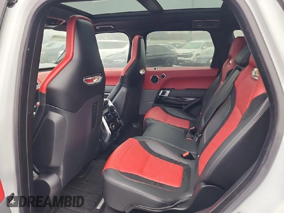 2022 Land Rover Range Rover Sport SVR with VIN SALWZ2RE8NA799997, listed as a Copart auction lot 44576385 with 50,379 mi miles and Salvage Title. Bid and sale history available at DreamBid. Image 11.