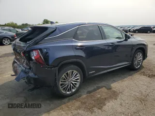 2020 Lexus RX 450h with VIN 2T2JGMDA0LC053815, listed as a Copart auction lot 58234665 with 48,002 mi miles and Salvage title. Bid and sale history available at DreamBid. Image 3.