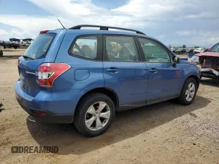 2015 Subaru Forester 2.5i with VIN JF2SJABC6FH487087, listed as a Copart auction lot 64630205 with 132,726 mi miles and Salvage title. Bid and sale history available at DreamBid. Image 3.