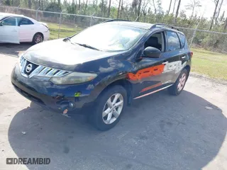 2009 Nissan Murano S with VIN JN8AZ18U59W003918, listed as a IAAI auction lot 41552455 with 143,503 mi miles. Bid and sale history available at carsss.com. Image 2.