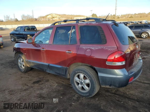2005 Hyundai Santa Fe GLS with VIN KM8SC73E35U992596, listed as a Copart auction lot 82934614 with 84,000 mi miles and Salvage Title. Bid and sale history available at carsss.com. Image 2.