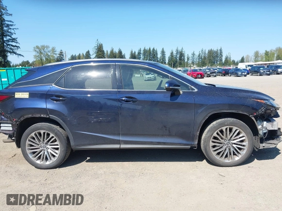 2020 Lexus RX with VIN 2T2JZMDA2LC223392, listed as a IAAI auction lot 42028542 with 55,739 mi miles. Bid and sale history available at carsss.com. Image 14.
