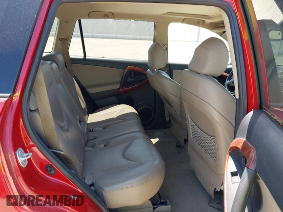 2007 Toyota RAV4 Limited with VIN JTMZK31V775011796, listed as a IAAI auction lot 42007942 with 217,450 mi miles. Bid and sale history available at carsss.com. Image 8.