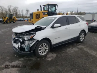 2018 Chevrolet Equinox LT with VIN 2GNAXSEV1J6258849, listed as a Copart auction lot 50948665 with 106,438 mi miles and Salvage Title. Bid and sale history available at carsss.com. Image 1.