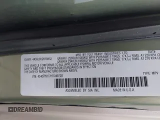 2006 Subaru Legacy Outback with VIN 4S4BP61C167349728, listed as a IAAI auction lot 41198746 with 115,604 mi miles and . Bid and sale history available at DreamBid. Image 9.
