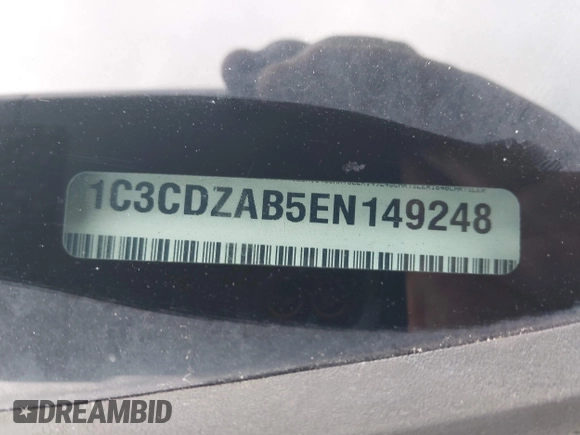 2014 Dodge Avenger SE with VIN 1C3CDZAB5EN149248, listed as a IAAI auction lot 42524423 with 120,974 mi miles and . Bid and sale history available at DreamBid. Image 12.