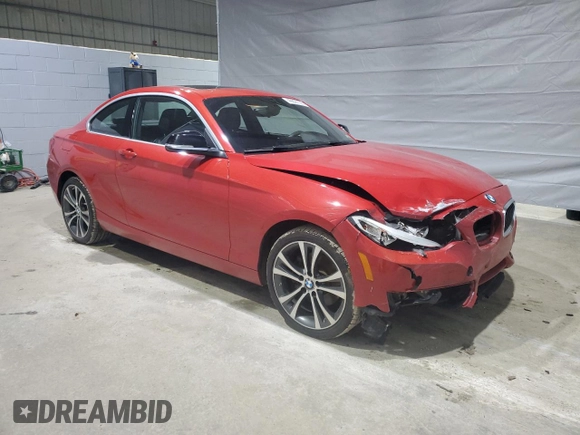 2015 BMW 2 Series 228i xDrive with VIN WBA1F7C50FVX96082, listed as a Copart auction lot 49897085 with 101,248 mi miles and Salvage Title. Bid and sale history available at carsss.com. Image 4.