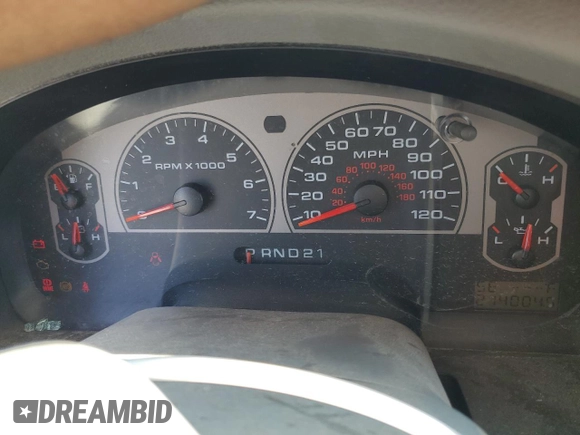 2008 Ford F-150 XLT with VIN 1FTPW12V48FA19252, listed as a Copart auction lot 59134935 with 214,004 mi miles and Salvage title. Bid and sale history available at DreamBid. Image 9.
