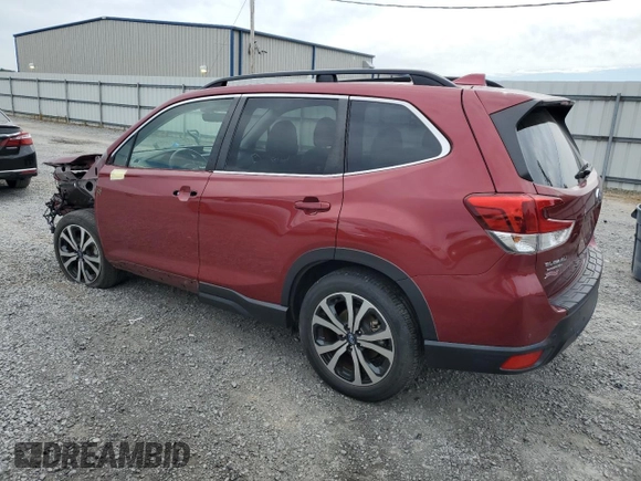 2020 Subaru Forester Limited with VIN JF2SKAUC5LH540691, listed as a Copart auction lot 56735275 with 19,220 mi miles and Salvage title. Bid and sale history available at DreamBid. Image 2.