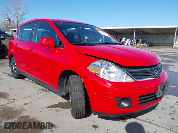 2010 Nissan Versa 1.8 S with VIN 3N1BC1CP2AL387348, listed as a IAAI auction lot 41698393 with 171,822 mi miles. Bid and sale history available at carsss.com. Image 1.