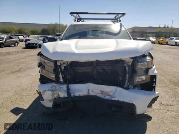 2020 Chevrolet Silverado 1500 Custom with VIN 1GCRWBEF1LZ102082, listed as a Copart auction lot 73054144 with 63,443 mi miles and Salvage Title. Bid and sale history available at carsss.com. Image 5.