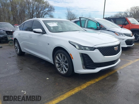 2021 Cadillac CT5 Premium Luxury with VIN 1G6DN5RW9M0147336, listed as a IAAI auction lot 41870067 with 36,112 mi miles and . Bid and sale history available at DreamBid. Image 1.