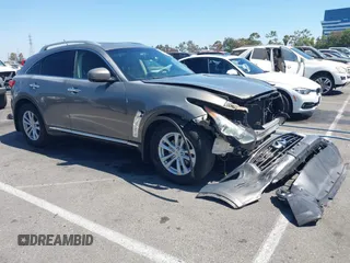 2012 Infiniti FX with VIN JN8AS1MW0CM152171, listed as a IAAI auction lot 42673990 with 188,932 mi miles and . Bid and sale history available at DreamBid. Image 1.