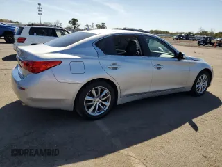 2017 Infiniti Q50 2.0t Premium with VIN JN1CV7AR7HM682645, listed as a Copart auction lot 49962645 with 85,715 mi miles and Salvage Title. Bid and sale history available at carsss.com. Image 3.